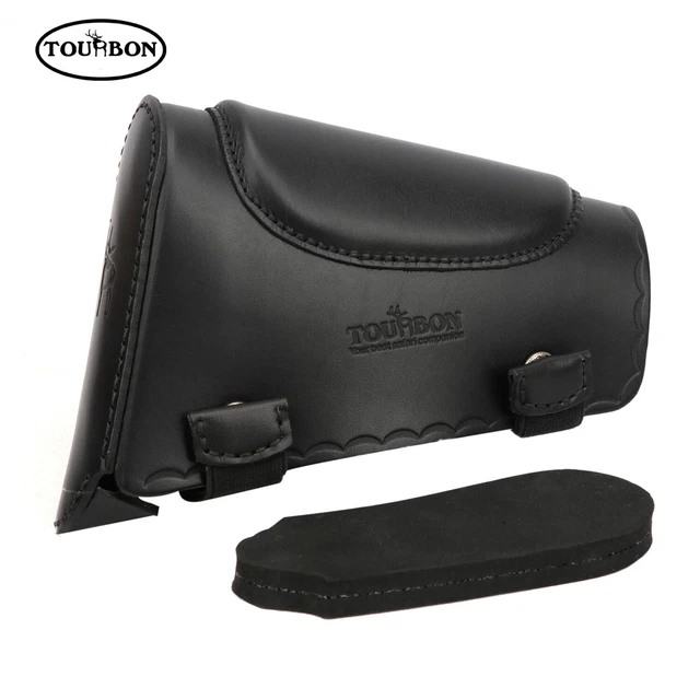Busc Sabot Crosse TOURBON en Cuir + Repose Joue + Pochette - Chasse