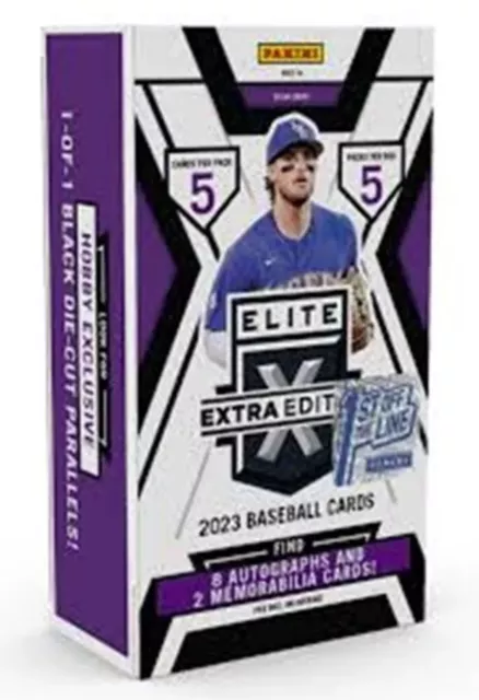 2023 Panini Elite Extra Edition Baseball Fotl Trading Card Box Sealed