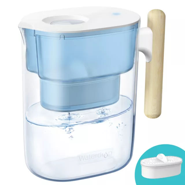 Waterdrop Chubby NSF Certified 3.5L Water Filter Jug with 1×90 Days Filter