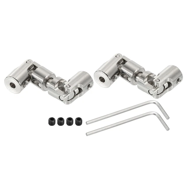 RC Car Drive Shaft CVD Center Drive Shaft with M3 Screws Metal 45-49mm Silver