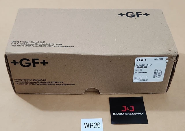 *NEW* Georg Fischer P525-2S 159000964 SS316 1.25-12" Flow Sensor + Warranty!
