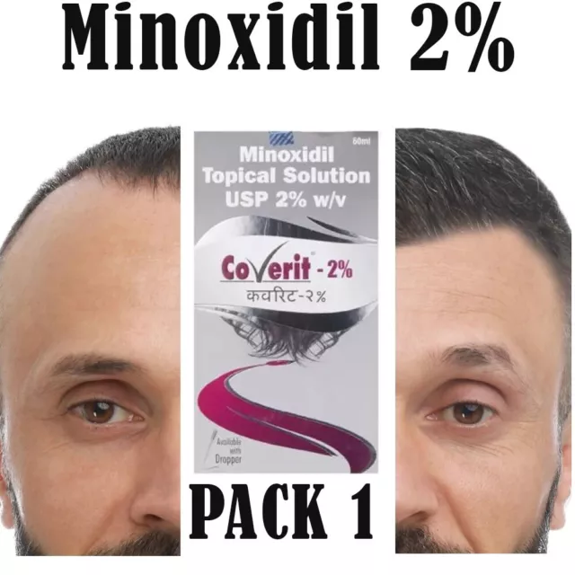 Minoxidil 2% Extra Strength 3 Months Supply Men Hair Regrowth