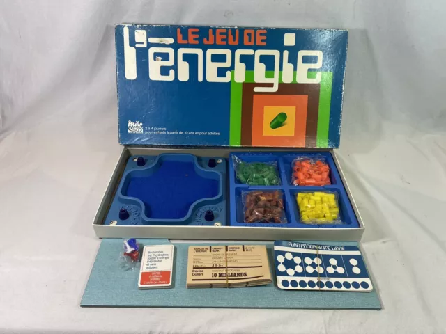 Ancien Jeu De Société Le Jeu De L'énergie Miro Vintage Réf 611406 COMPLET