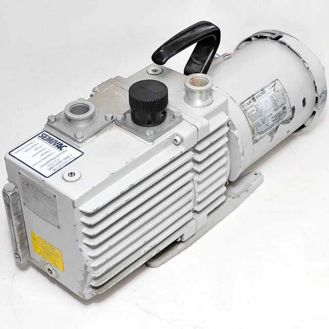 Leybold Trivac D16AC Rotary Vane Vacuum Pump AS-IS Partially Works, Please Read!