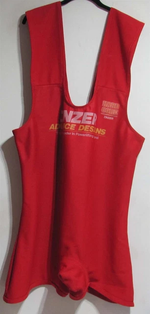 Inzer HardCore Squat Suit Size 46 Red (Lightly Used)