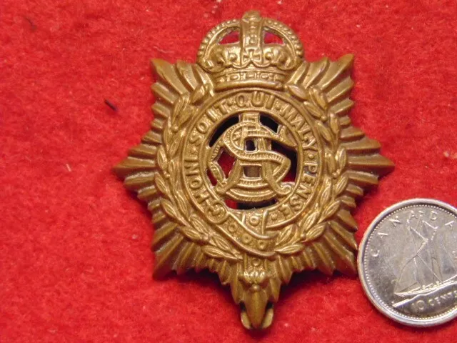 British - WWI - Army Service Corps Cap Badge