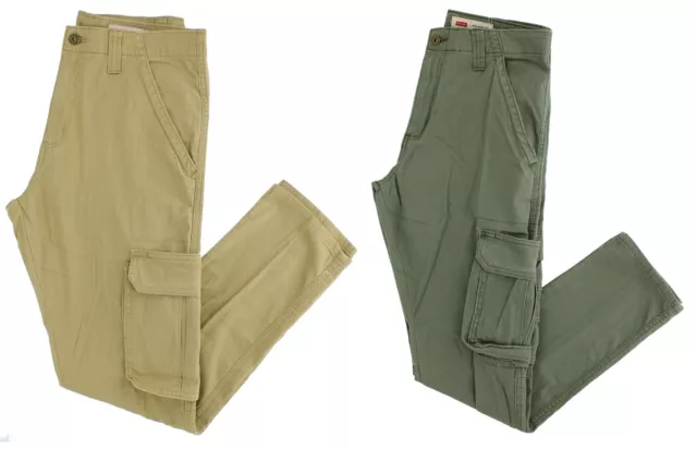 WRANGLER MEN'S CARGO Pants with Stretch TAPER FIT New $34.99