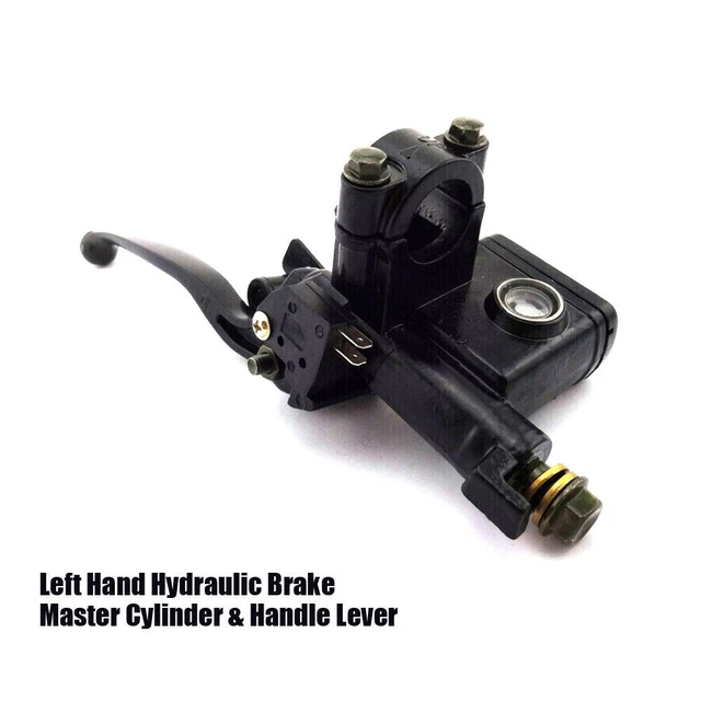 1PC Left Hand Hydraulic Brake Master Cylinder & Handle Lever For ATV 50CC~150CC