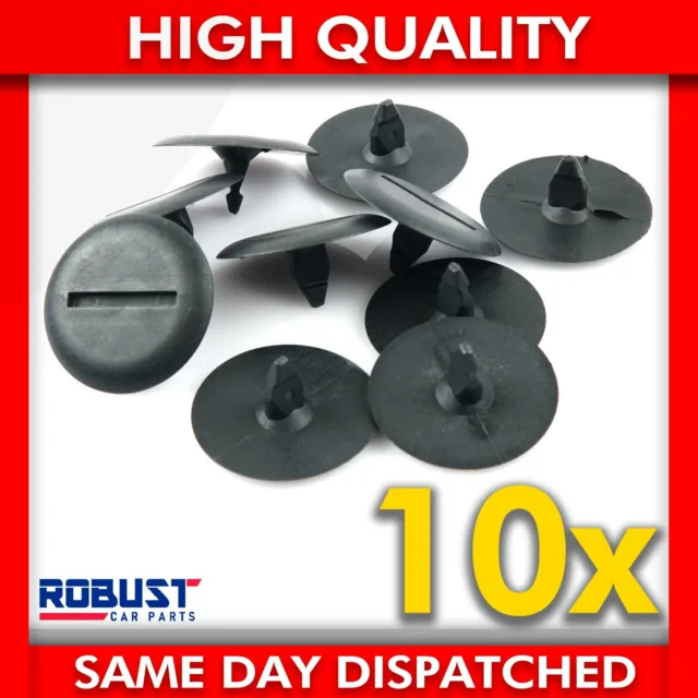 10X Side Skirt Sill Moulding Cover Trim Clips For Mercedes-Benz Vehicles
