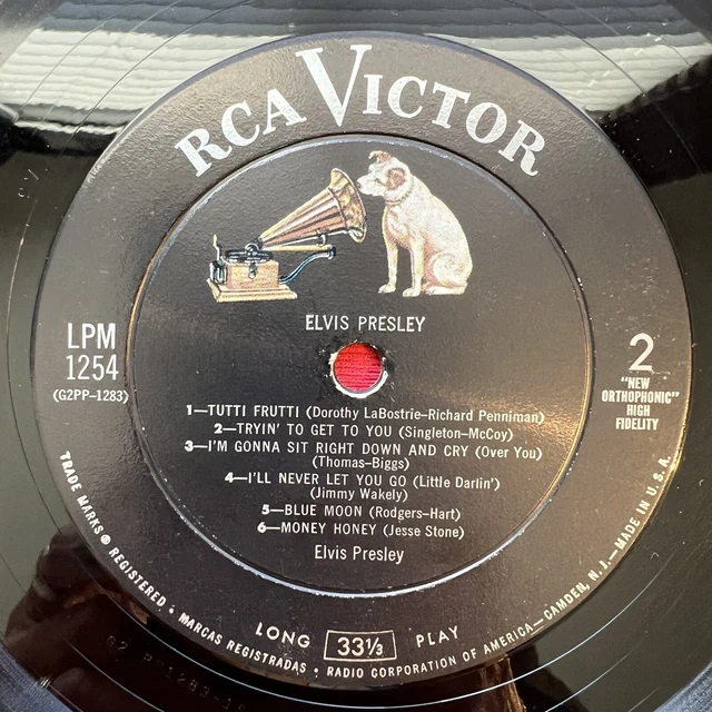 Elvis Presley - S/T - RCA Victor LPM 1254 - DG MONO - RARE ROCK LP 2