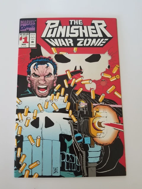 Marvel Comics - The Punisher War Zone (1992) #1 VF Die Cut Cover