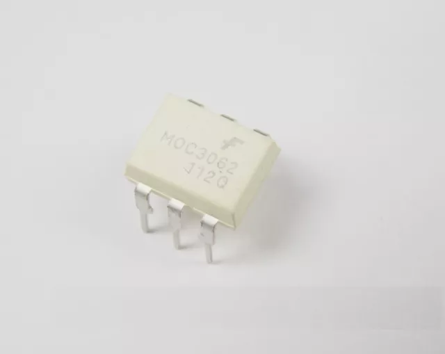 5PCS MOC3062 OPTOISOLATOR 7.5KV TRIAC 6DIP FSC new