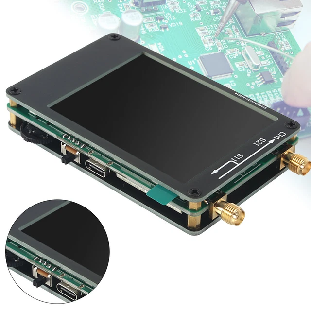 Analizador De Red Vectorial NanoVNA V2 Plus4, 50KHz-4GHz, Pantalla 4 Pulgadas, Batería 3200mAh