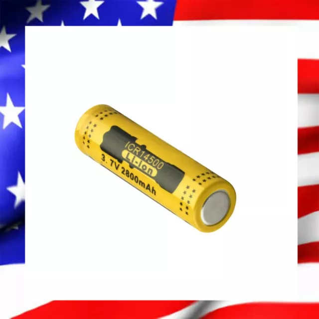 14500 1 PILE BATTERIE RECHARGEABLE 2800 mAh LI-ION 3,7 V POUR LAMPE TORCHE