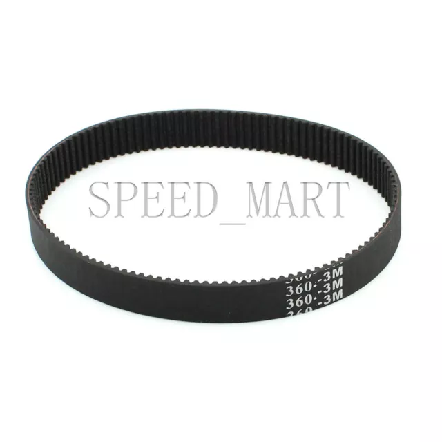 360-3M HTD Timing Belt 120 Teeth Cogged Rubber Geared Closed Loop 20mm Wide
