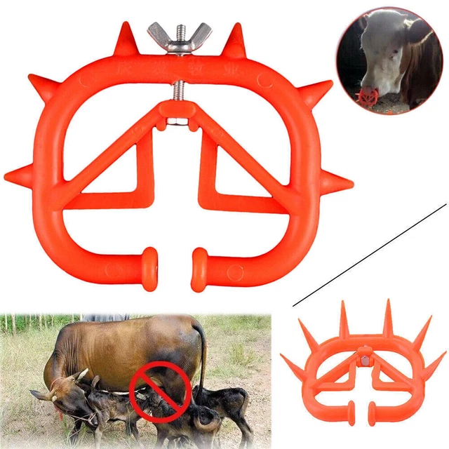 Cow Cattle Calving Weaning Feeding Calf Weaner Nose Plastic Ring easy to wean