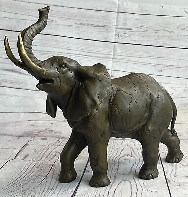 Massive Art Deco Wildlife elephant by Bugatti Bronze Hot Cast Sculpture Figure