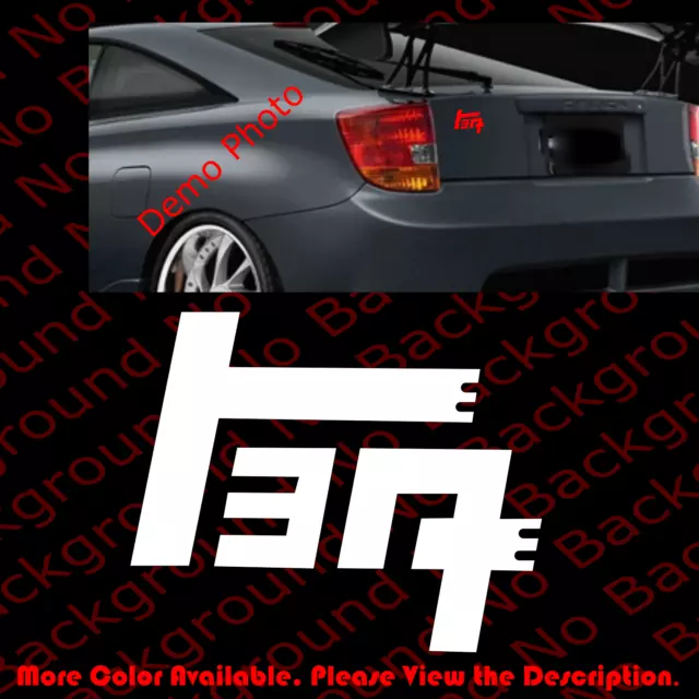 Vintage TEQ Japanese JDM Vinyl Decal Car Windows Fits Toyota 86 Supra TY008A