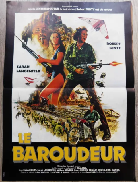 Le Baroudeur Affiche ORIGINALE Poster 40x60cm 15"23 1984 Robert Ginty