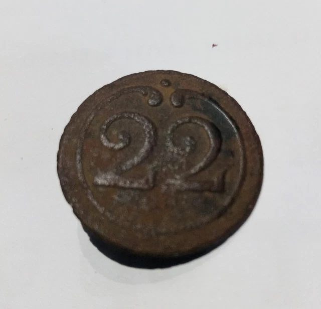 Ancien Pin's (bouton) Résident État De New York - 1926 - Pêche, Chasse, Piégeage - Permis
