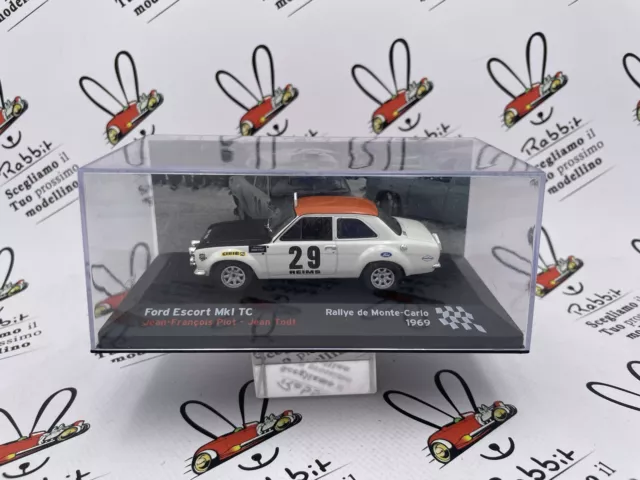 Die Cast " Ford Escort Mk I TC RMC - 1969 Jean Todt " Échelle 1/43