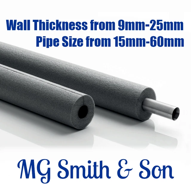 CLIMAFLEX FOAM PIPE Insulation Lagging Wall Thickness from 9mm to