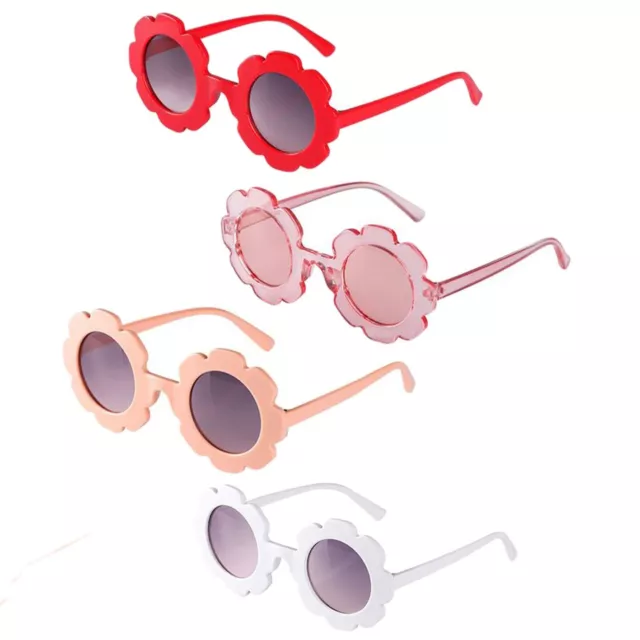 Streetwear Trend Cool Vintage Flower Shape Children Sunglasses Sun Glasses