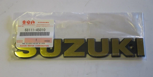 SUZUKI GS850G SHAFT Fuel Tank badge. Genuine new part. 68111