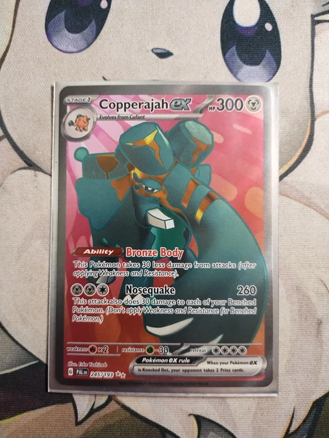 Pokemon Copperajah ex 245/193 Paldea Evolved Full Art NM
