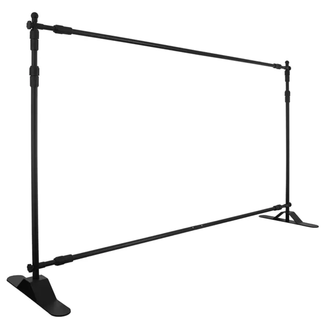 8'x10' Step and Repeat Banner Stand Adjustable Telescopic Trade Show Backdrop US 3