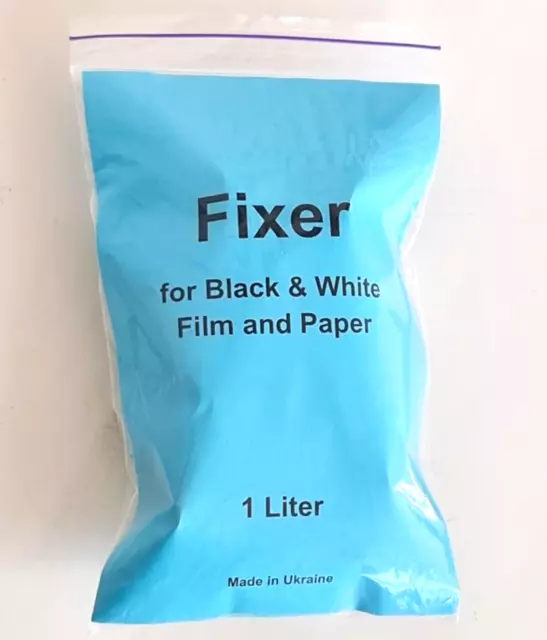 Fixateur universel pour films et papiers noir et blanc, mélanges de poudre...