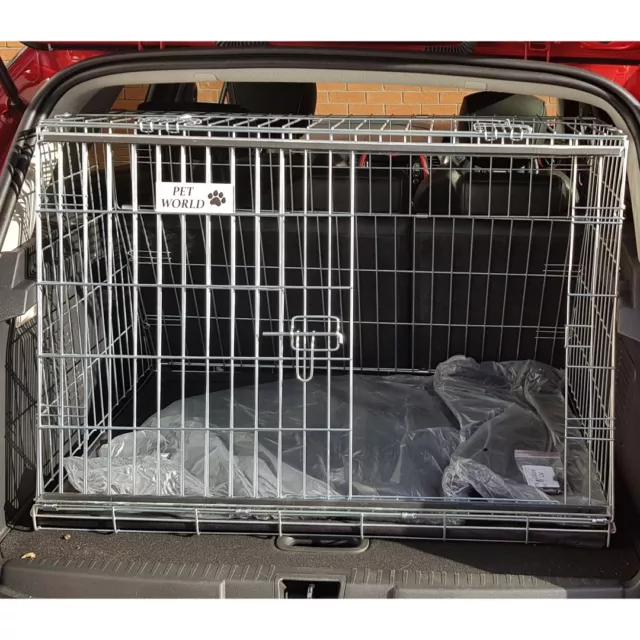 Sloping Dog pet puppy travel cage crate transporter guard for RENAULT CAPTUR 17