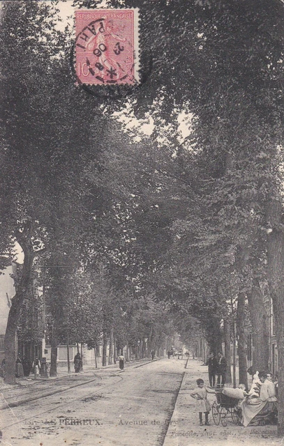 CPA 94 LE PERREUX Avenue de Bry