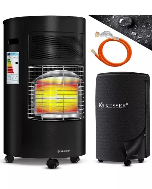 KESSER Gasheizer Gasofen Keramik Heizstrahler Gasheizung 4200Watt