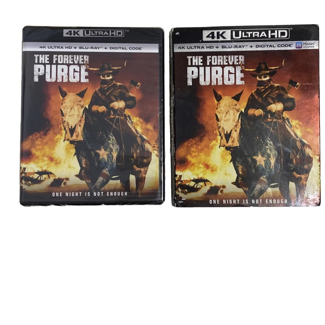THE FOREVER PURGE 4K ULTRA HD + Blu-ray + Digital Code UHD Slipcover