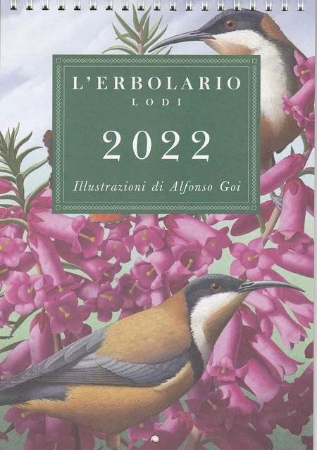 L'erbolario CALENDARIO 2022 da parete, Illustrazioni di Alfonso Goi