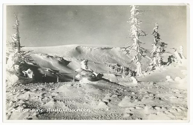 Extraño Paisaje de Invierno En Schwarzwald - Fantástico Antiguo Foto 1930er