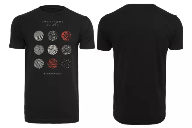 Herren T-Shirt Twenty One Pilots Pattern Circles Tee Print Übergrößen Oberteil