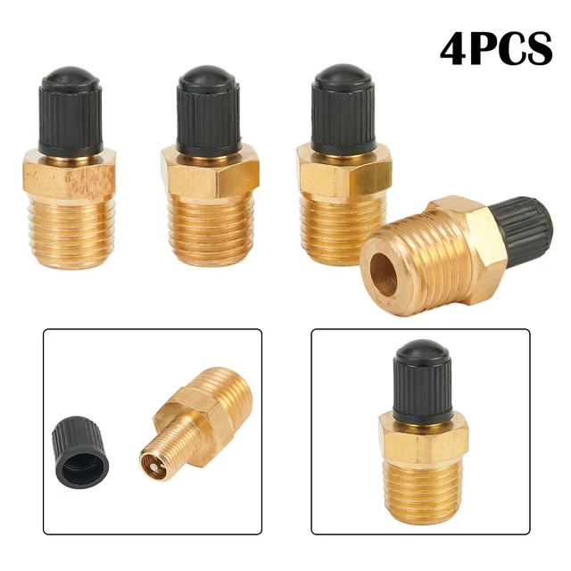 Duokon Vanne 2Pcs 1/8 'NPT MPT en laiton Valve de remplissage de Duokon Vanne 2Pcs 1/8 'NPT MPT en laiton Valve de remplissage de