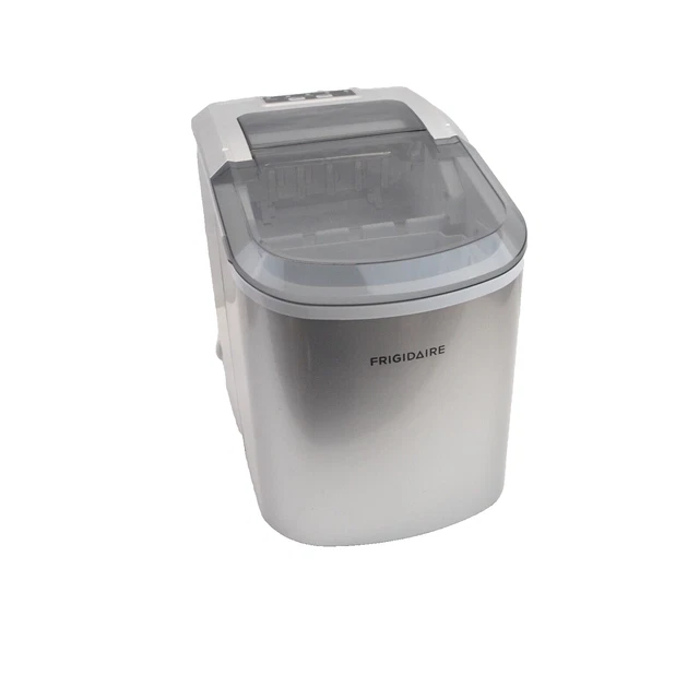 FRIGIDAIRE EFIC206TGSILVER STAINLESS Steel Compact Countertop Ice