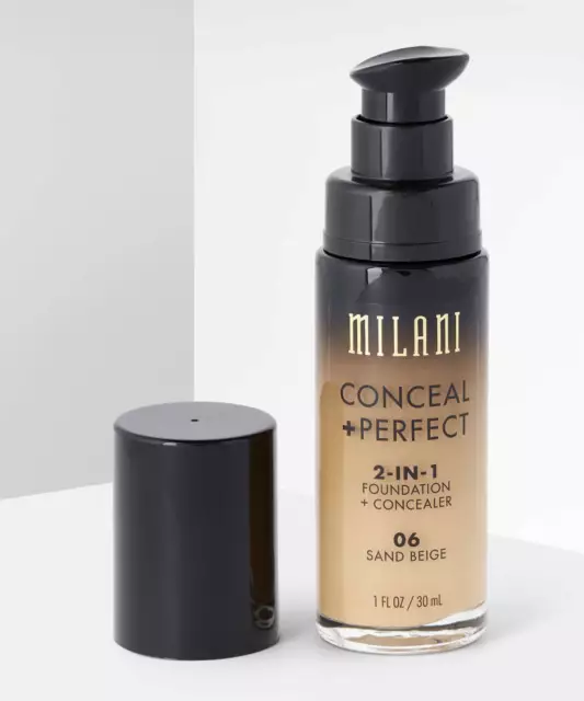 MILANI, CONCEAL + PERFECT, 2-IN-1 FOUNDATION + CONCEALER 30ml