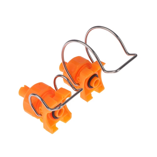 ADJUSTABLE BALL FLAT Fan Full Cone Clamp Clip Nozzle Watering