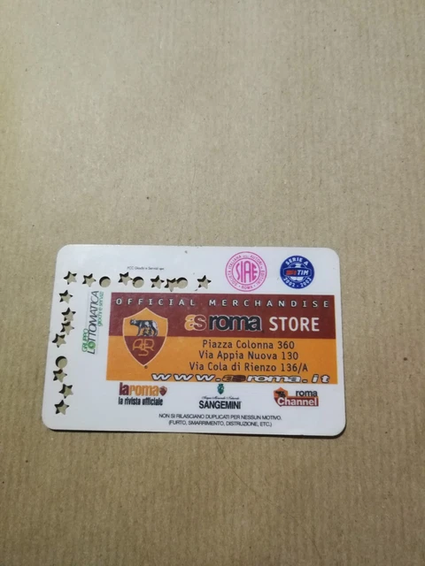 As Roma Tessera Stadio 2002 03 2