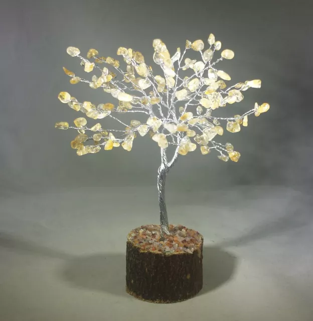 Natural Citrine Gemstone Chip Tree With 150 Stones Crystal Tree Of Life