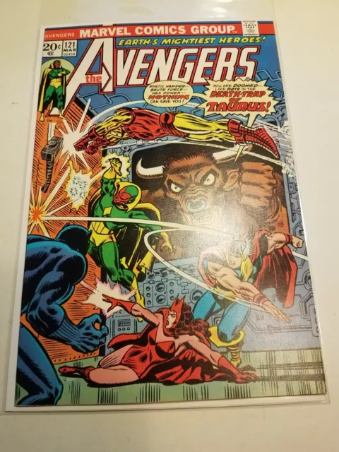 Avengers #121 Marvel 1971 Taurus Appearance John Buscema Black Panther Mantis