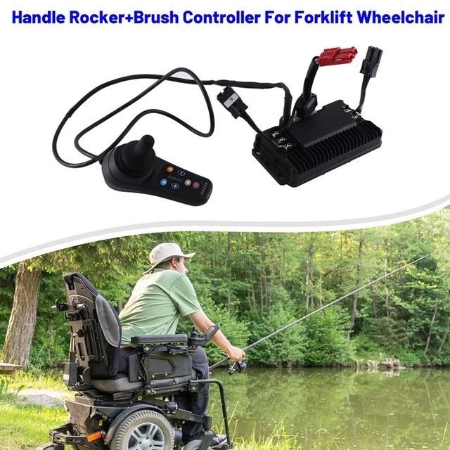 24V 50A Elektrorollstuhl Handschaft/ Rocker+Brush Controller für Behin J9L4