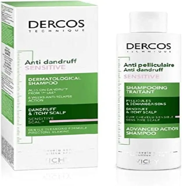 Dercos Shampoo Anti-Forfora Sensitive Di Vichy, Shampoo Unisex - Flacone 200 ML