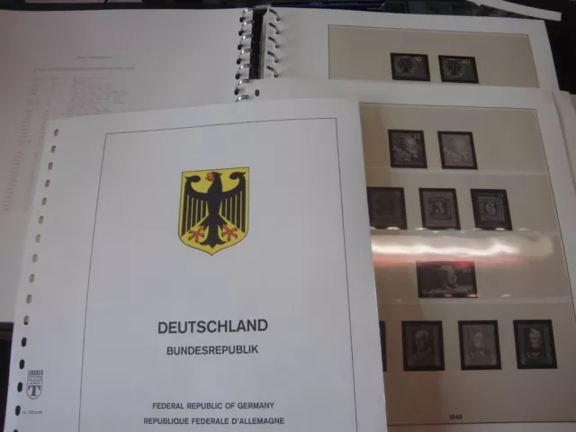 Lindner T Vordruckblätter Deutschland Bund 120b 1949-2021 zum aussuchen