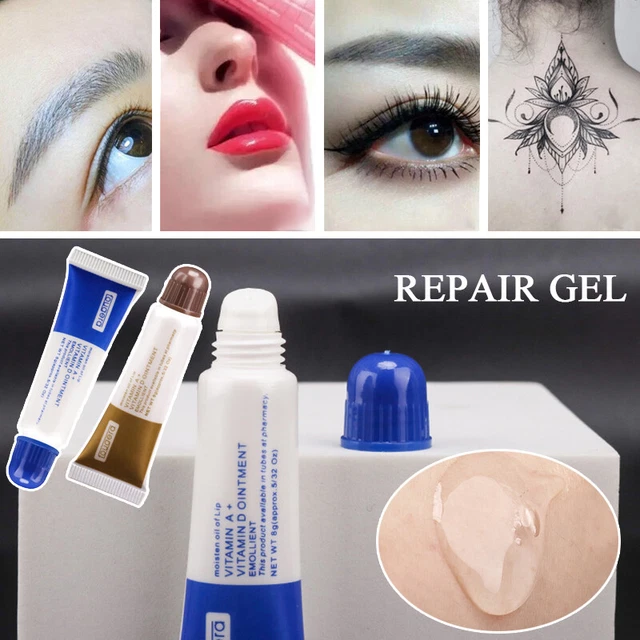 5x 8g Skincare Riparazione Vitamina A&d Unguento Post Trattamento Crema Tatuaggi