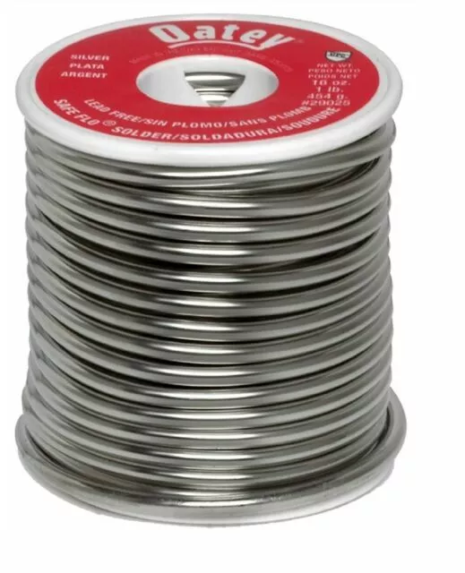 Oatey 29025 1 lb Safe-Flo Silver Wire Solder